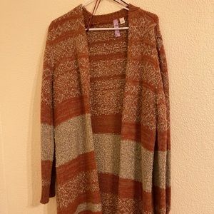 Long fall cardigan